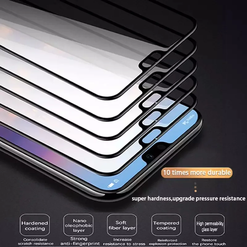 Full Cover Protective Glass on For Huawei P40 P30 P20 Lite Pro Tempered Screen Protector For Honor Mate 20 10 9 Lite Pro Glass