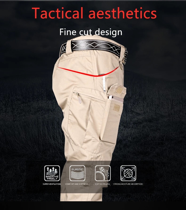 2019IX7 tactical pants men's trousers special forces army fan pants outdoor training pants autumn and winter hiking pants wear t