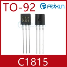 Triodo en línea C1815 paquete TO-92 NPN Transistor de baja potencia 0.15A 50V 150mA