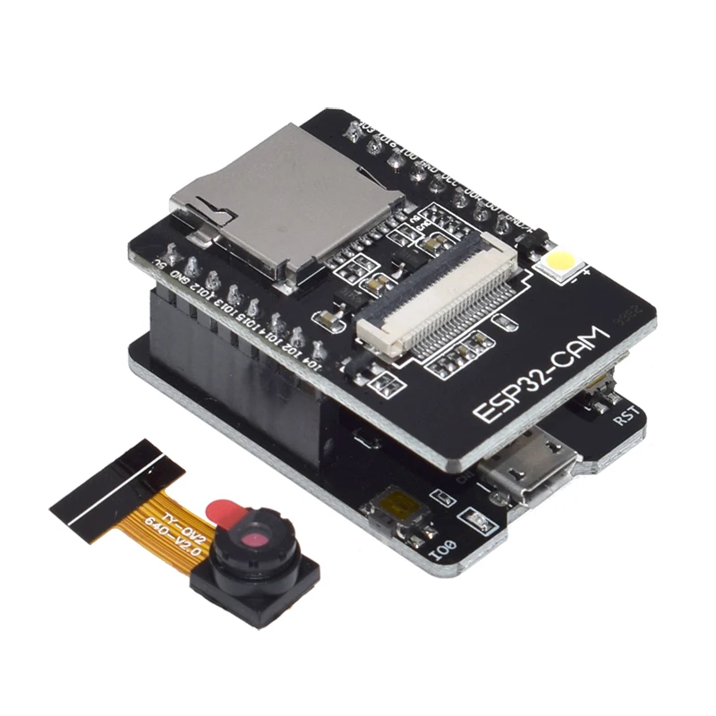ESP32-CAM-MB WIFI ESP32 kamera Bluetooth geliştirme kurulu ile OV2640 kamera mikro USB seri Port CH340G 4.75V-5.25V nodemcu