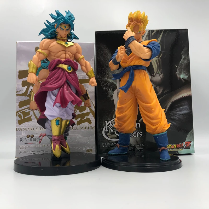 21 см Dragon Ball Z Broly Super Saiyan Son Gohan Аниме Фигурка аниме из ПВХ DBZ Коллекция Модель игрушки