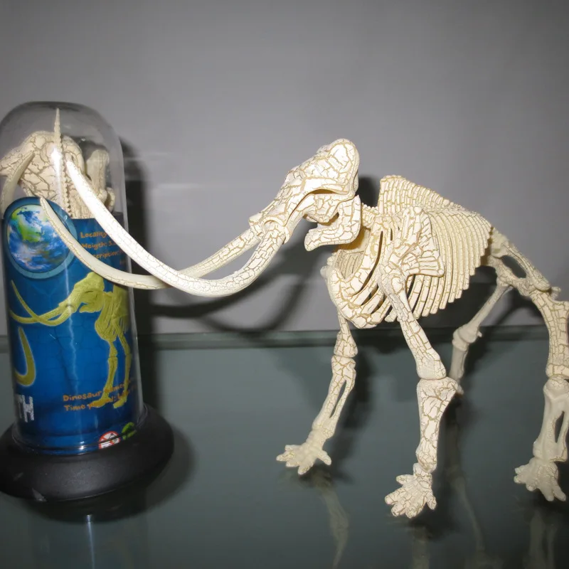 DIY динозавр Fossil Mammut T-Rex Стегозавр 4D собранная каркасная модель динозавра игрушка