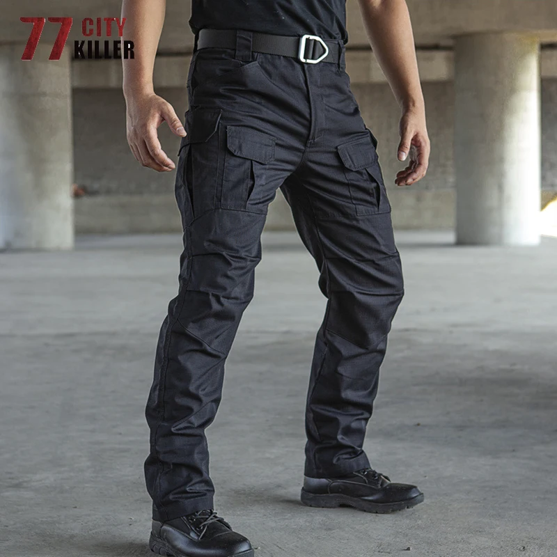 77City Killer Tactical Pants Men Waterproof Combat Joggers Male Multi ...