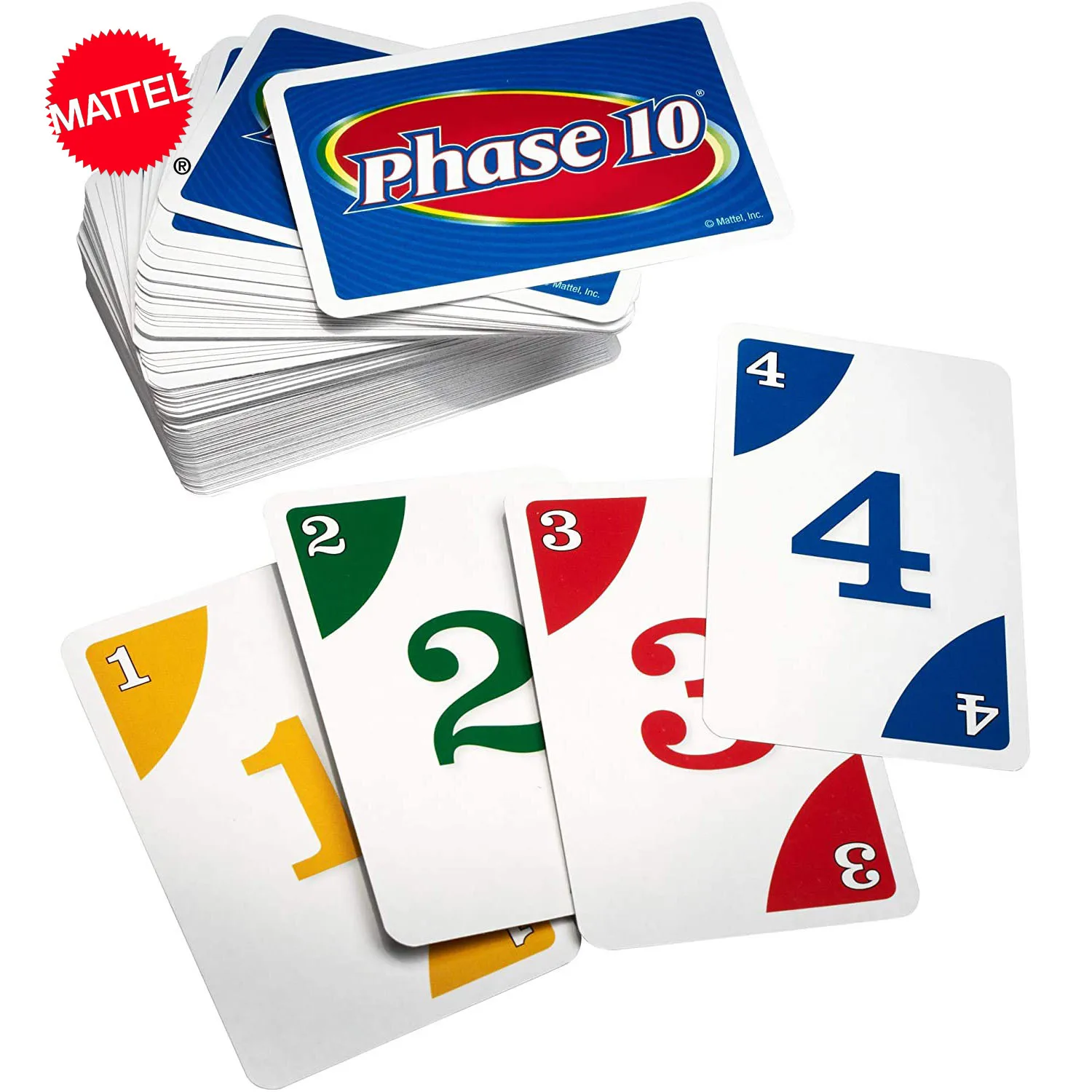 Mattel Games Подлинная UNO карточная игра Phase10 семейная Веселая Женская игральная карта