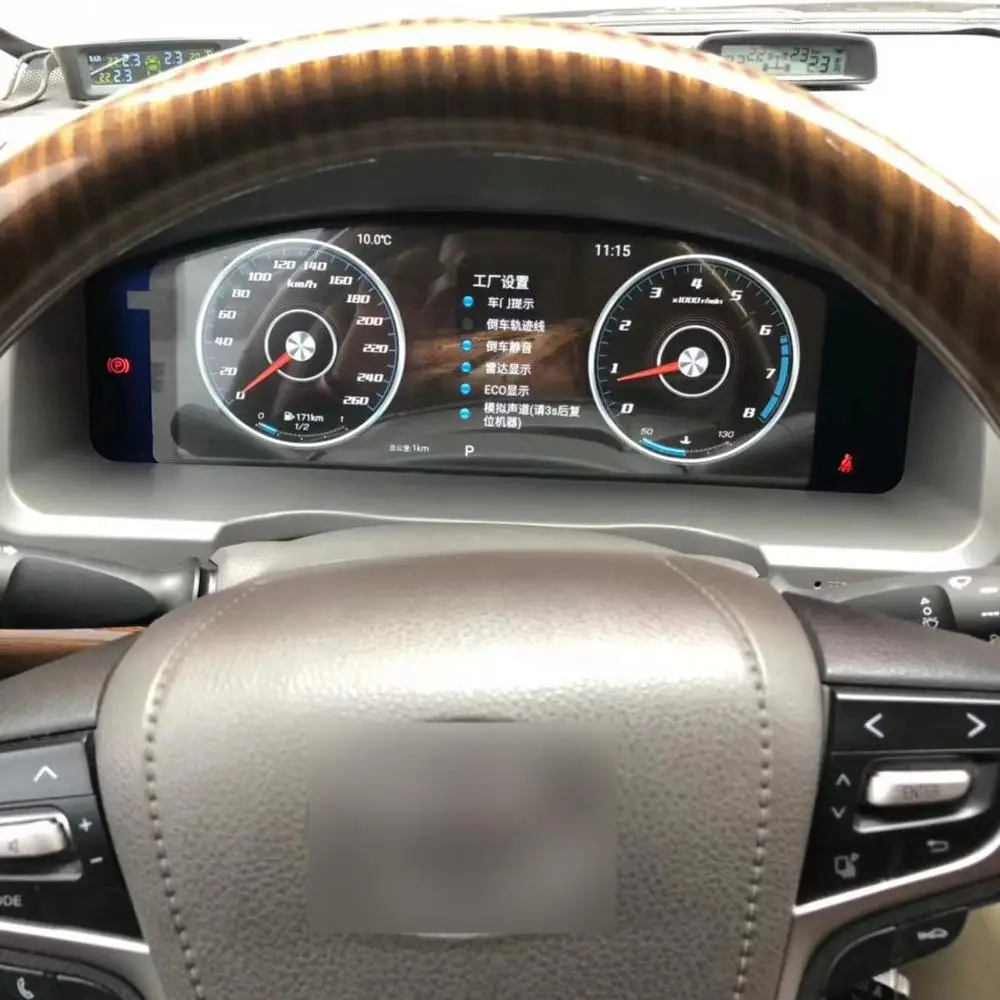 12," lcd Android 7 Автомобильная приборная панель дисплей головное устройство gps навигация для TOYOTA LAND CRUISER 2010- мультимедиа