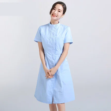 Infermiera Indossare Camice Da Laboratorio Bianco Femminile Ospedale Bianco Salone Di Bellezza Speciale Farmacia Abbigliamento Da Lavoro Dentale Abiti