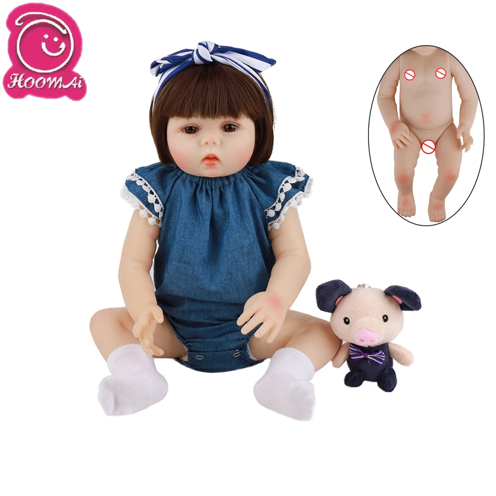 Реалистичные силиконовые куклы реборн для новорожденных 18 дюймов 48 см|Куклы| |