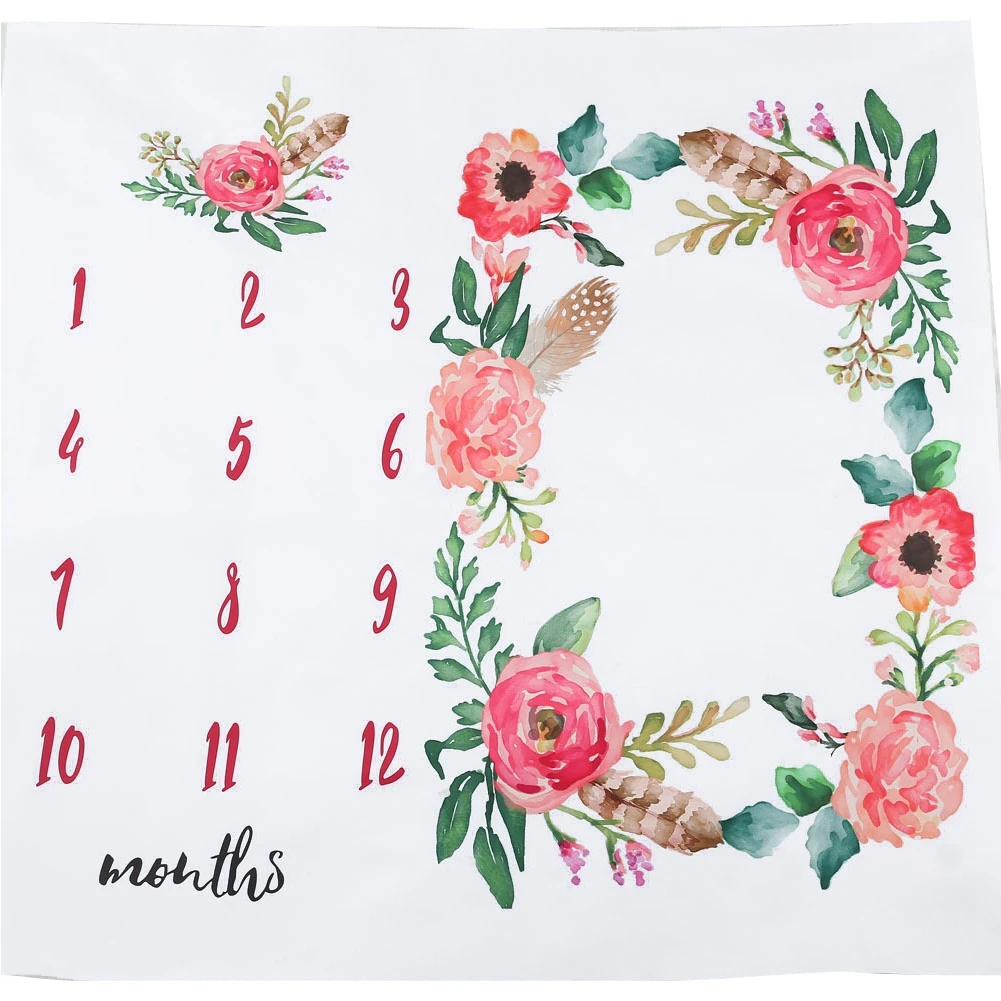 

Baby Photo Props Monthly Photography Shoots Backdrop Infant Blanket Newborn Reusable Swaddling Boys Girls