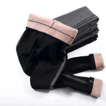 

Cotton Velvet Women Leggings Sale Women High Waist Side Stripes Sporting Fitness Leggings Pants Warm Thick Leggings