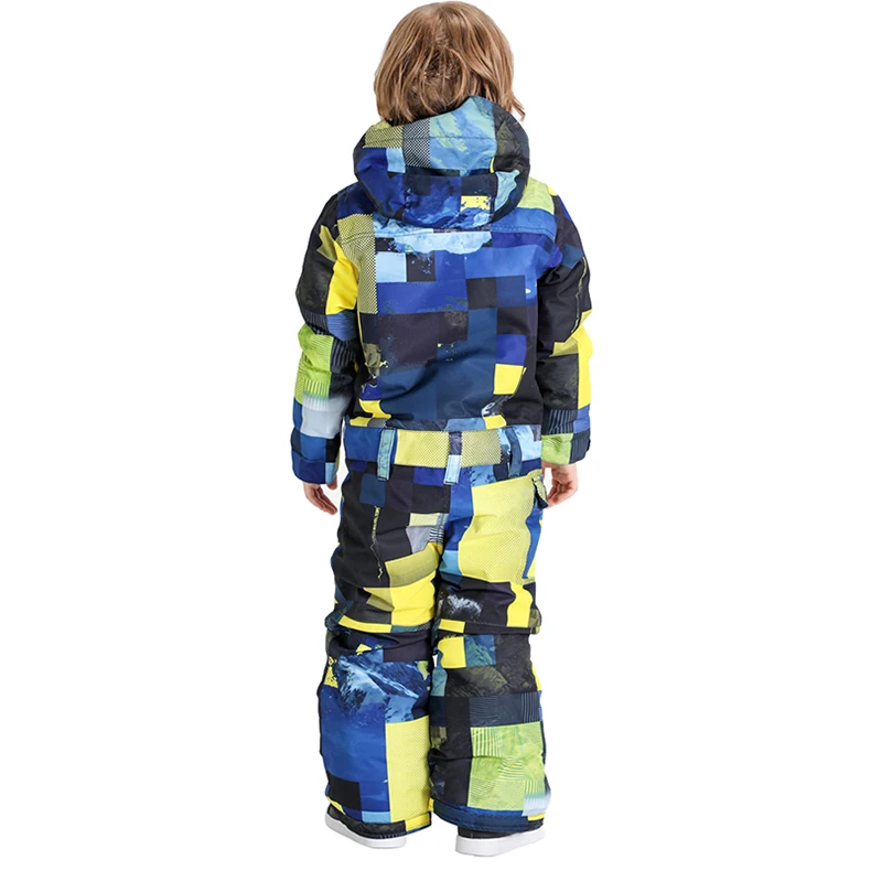 SMN/Зимний водостойкий теплый дышащий ветрозащитный костюм для сноуборда для мальчиков и девочек верхняя одежда детское пальто