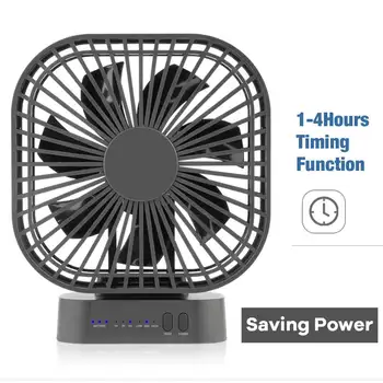 

2019 Universal Portable Rechargeable LED Fan Air Cooler Mini Operated Desk USB Fan For PC Laptop Computer Black Blue