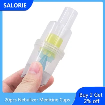 

20pcs Nebulizer Medicine Cup for Atomizer Machine Asthma Inhaler Medication Respirado Medical Accessories Kids Adult Health Care