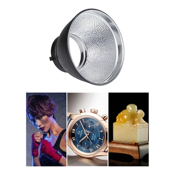 

NiceFoto 55 Degree Standard Flash Diffuser Reflector Diffuser Lamp Shade Dish for Bowens Mount Studio Flash Light Photography