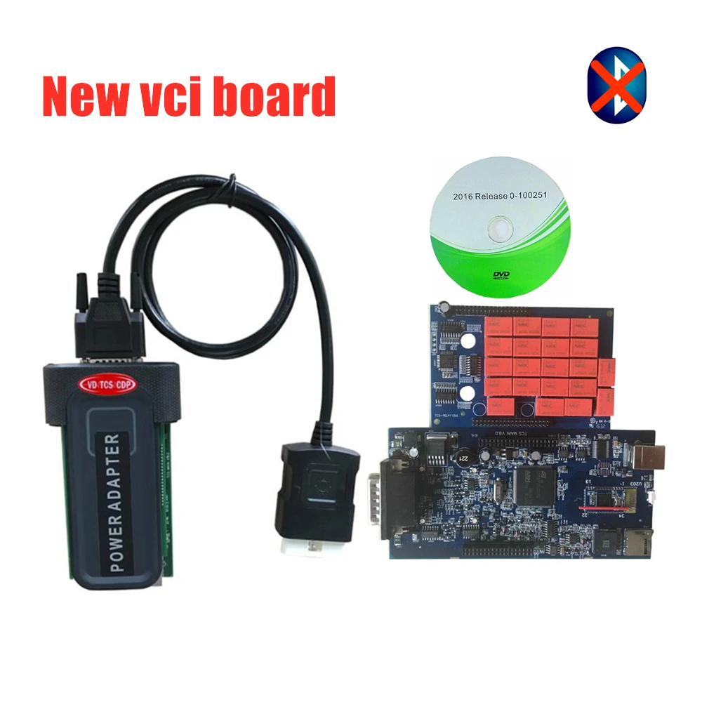 DHL Черный Авто VD TCS C-D-P зеленый PCB 3,0 с Bluetooth,3 R3/,00 keygen работа на автомобилях грузовики obd2 сканирующие диагностические инструменты - Цвет: without bluetooth