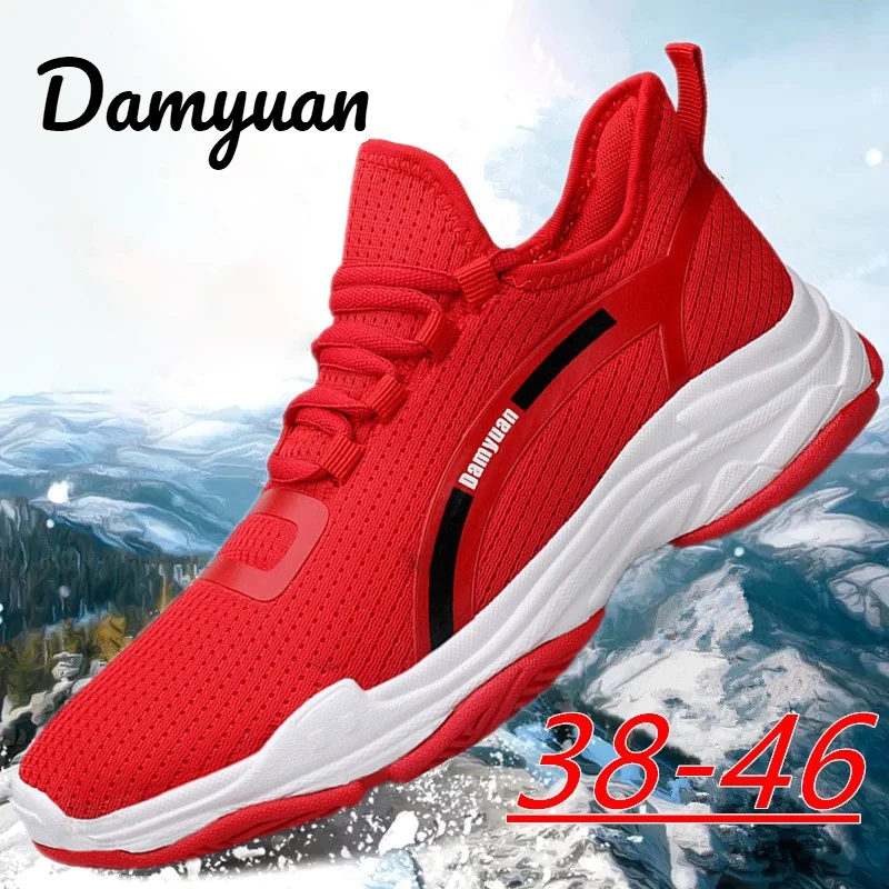 

Damyuan Mesh Men's Casual Shoes PU Jogging Shoes Women Breathable Sneakers Light man sneakers Fans Buy 2 Get 10%OFF Dropshipping