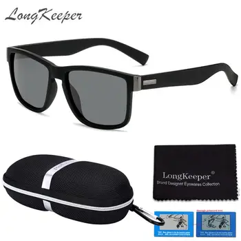 

Brand Design Classic Square Polarized Sunglasses Men Women Driving Goggle with Case Box Male Mirrored Sun Glasses Gafas UV400