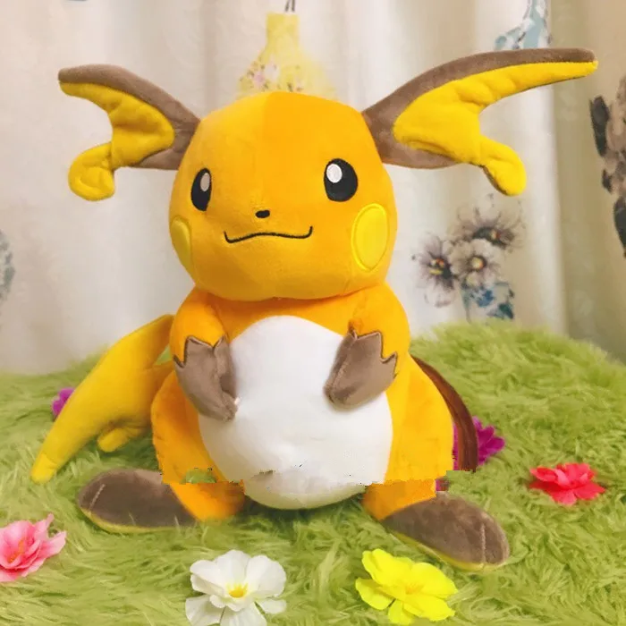 オリジナル大ライチュウぬいぐるみ突くおもちゃポケット34センチメートルギフト - AliExpress おもちゃ & ホビー 割引送料無料 ポケモン ぬいぐるみ ライチュウ 大 ぬいぐるみ