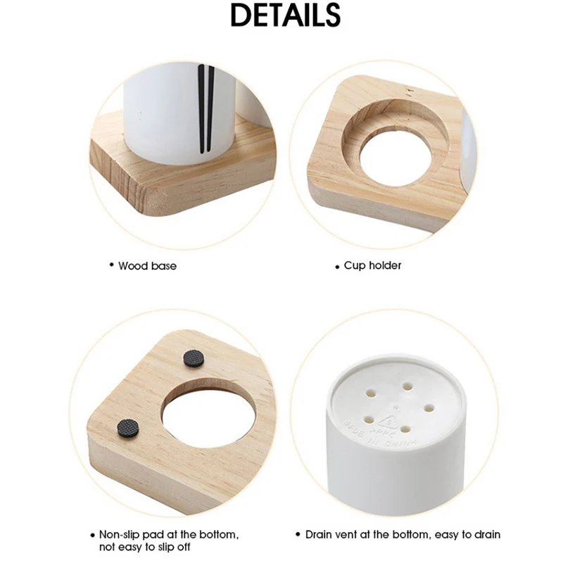 Spoon Holder Drain Rack Desktop Tableware Storage Rack Spoons Knife Storage Box Wooden Table Cutlery Container Kitchen Organizer 15 Spoon Holder Drain Rack Desktop Tableware Storage Rack Spoons Knife Storage Box Wooden Table Cutlery Container Kitchen Organizer