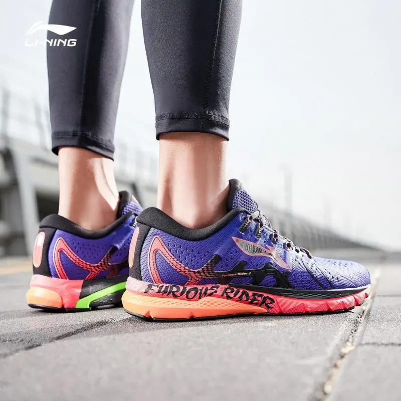 Цена Li Ning мужские беговые кроссовки для беговых прогулок с 4 амортизационными подкладами, спортивная обувь ARZP001 SJFM19