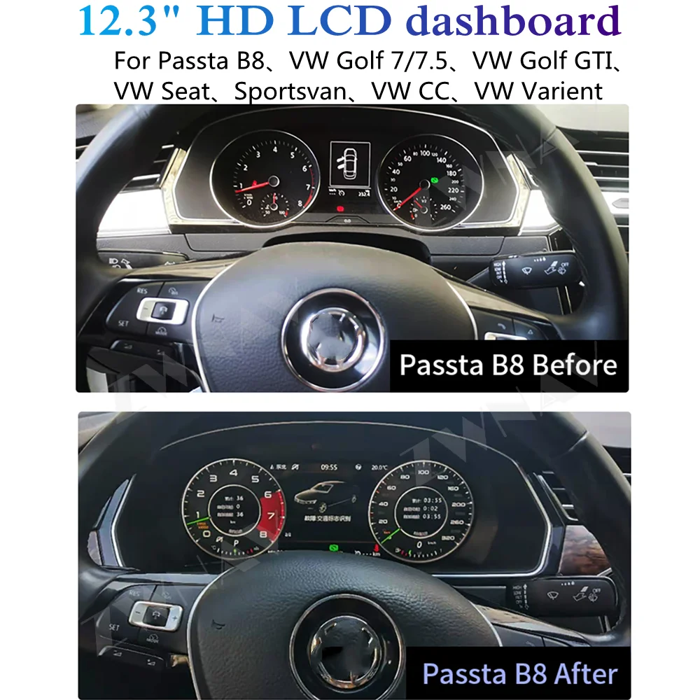 vw passat tft display free sample