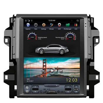 

NAVITOPIA 12.1inch Vertical Screen Tesla Android 7.1 Car GPS Navigation for Toyota Fortuner 2016 Car DVD Multimedia Player