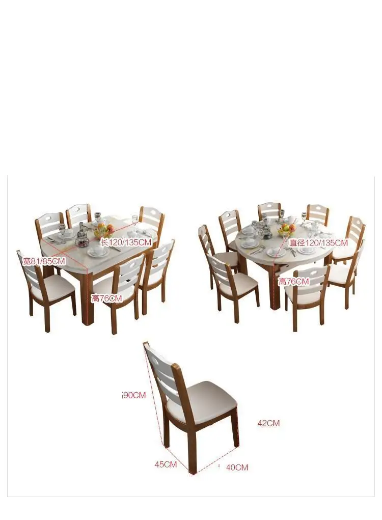 Mueble Room Juego Dinning Set Tisch Salle Manger модерн A Langer Eettafel Sala De Jantar Mesa обеденный стол