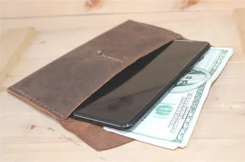 

wallet men long purse phone card holder genuine leather wallet men phone case leather wallet men cards holder leather men wallet