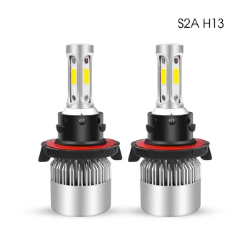 

2pc 6500K H4 LED H7 H11 H8 HB4 H1 H3 HB3 Auto S2 Car LED Headlight Bulbs 72W 8000LM Car Styling All In One Combo Beam Fog Lamp