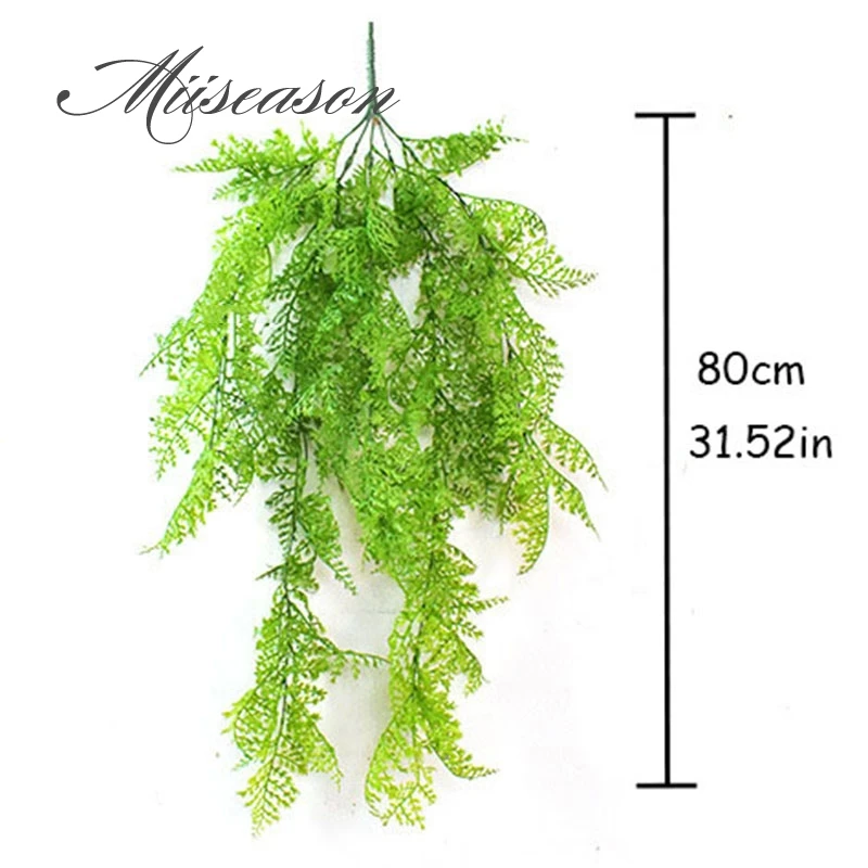 5 вилок искусственный Maidenhair папоротник имитация зеленых персидских папоротников искусственные листья из ротанга домашний сад свадебные украшения