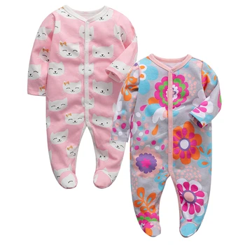 

baby girls clothes infant jumpsuit newborn long sleeve 3 6 9 12 months cotton pajama baby boys romper