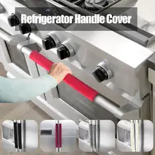 2 шт холодильник Дверная ручка Крышка кухонный прибор Декор Ручки противоюзовый протектор перчатки для холодильника печи