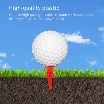 

Golf Limit Nail Mini Golf Tees Plastic Nail Limit Pin Golf Nail Accessory Outdoor Sports Accessory Gadget For Golfers Training