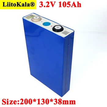 

Liitokala 3.2V 105Ah battery pack LiFePO4 Lithium iron phospha 12V 24v 5C 105000mAh Motorcycle Electric Car motor batteries