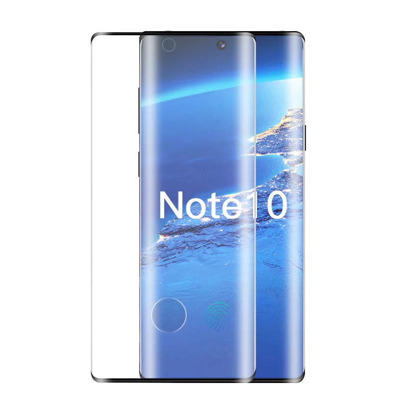 

Tempered Glass for Samsung Galaxy Note 10 10 Plus Screen Protector 3D Curved Safety Full Cover Glass Film For Samsung Note10 Pro