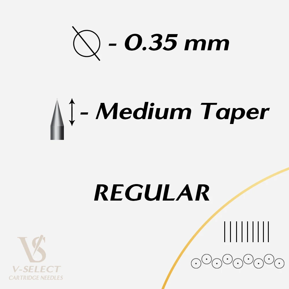 EZ V выберите татуировки иглы#10 0,30 мм Magnum M1 одноразовая Стерильная игла для татуажные Иглы для татуировки ручка 20 шт./кор