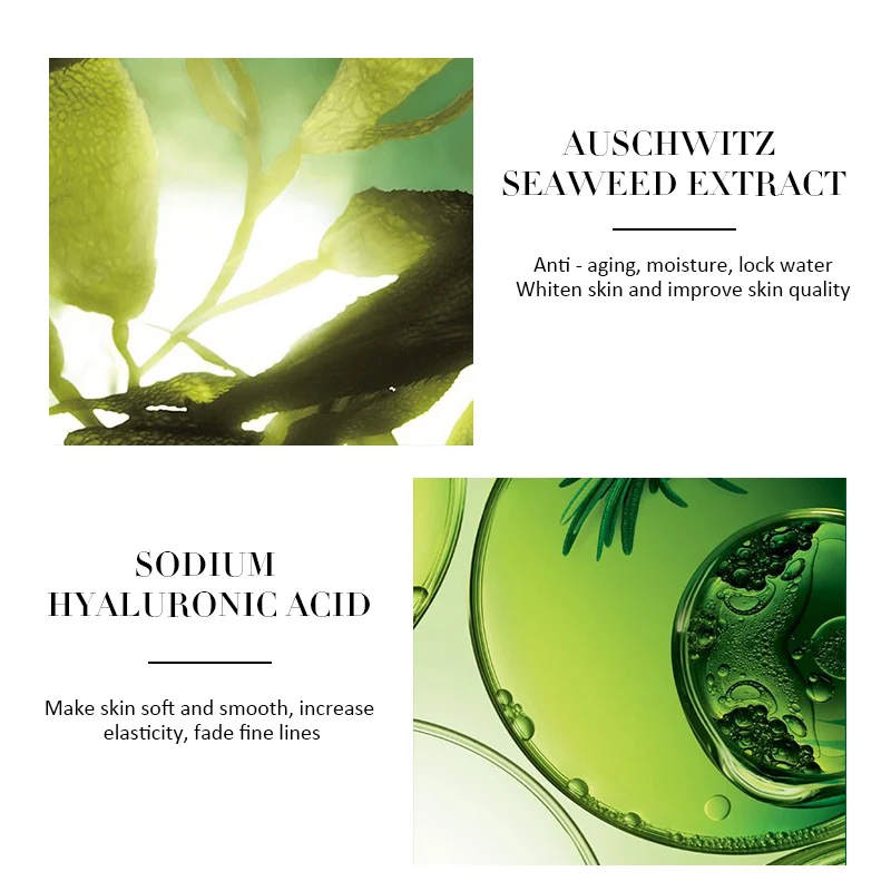 Гель-маска для глаз с морскими водорослями, удаляющая тонкие линии, темные круги, увлажняющая пленка для глаз, повязка для глаз, средство для ухода за кожей вокруг глаз* u