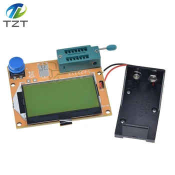 

ESR Meter Mega328 Transistor Tester Digital V2.68 ESR-T4 Diode Triode Capacitance MOS/PNP/NPN LCR 12864 LCD Screen Tester