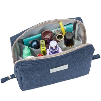 

Casual Travel Women Cosmetic Bag Zipper Make Up Portable Makeup Case Organizer Storage Pouch Toiletry Beauty Wash Kit Bath #15
