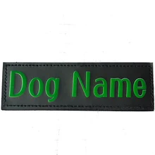 1 пара хроматических подгонянных собак K9 жгут этикеток стикер пользовательские собаки ID тег жгут жилет собаки имя Лабе товары для собак