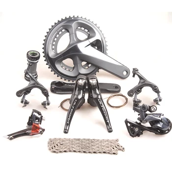 

Shimano UT ULTEGRA R8000 2X11 22 Speed Road Bicycle Groupset Bike Derailleur Kit 50X34T/52X36T/53X39T 170/172.5/175mm RX800 GS