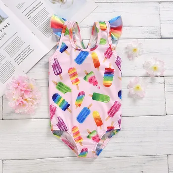 

Toddler Baby Girls Ice-Cream Bikini Swimwear Swimsuit Bathing Suit Beachwear