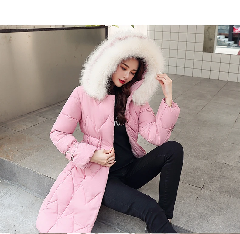 Женская зимняя куртка уличная одежда на вате пальто парка новая длинная теплая Толстая Женская куртка зимняя теплая куртка женская