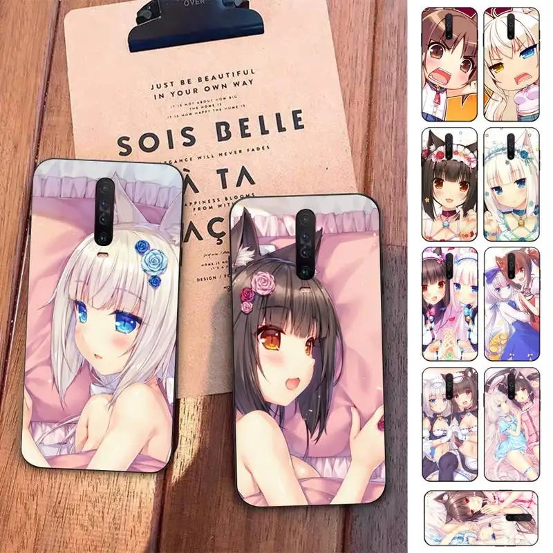 TOPLBPCS Nekopara Chocola Vanilla Cat Girl Phone Case for Redmi 5 6 7 8 9 A 5plus K20 4X S2 GO K30 pro | Мобильные телефоны и