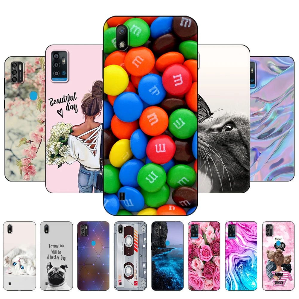 

For ZTE Blade A7 2019 2020 Case Phone Back Cover For ZTE Blade A71 Case For ZTE Blade A7s 2020 Soft Case A 7 S 71 black tpu case