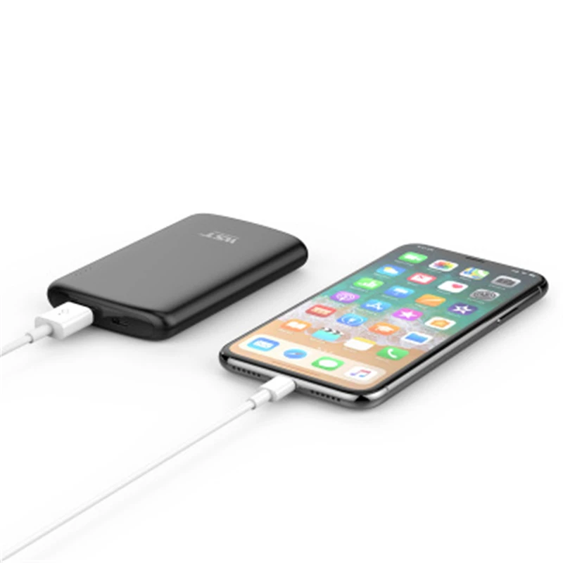 5000mAh портативное зарядное устройство для зарядки портативное зарядное устройство Тонкий повербанк внешний аккумулятор комплект для мобильного телефона зарядное устройство для Xiaomi Mi 9 iPhone