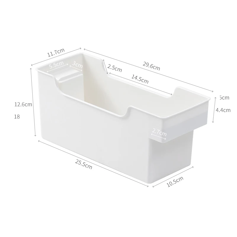 Beige White S BNBS кухонный Органайзер хранилище коробка контейнер для хранения пластиковый органайзер коробки для хранения и организации кухонных принадлежностей - Цвет: Beige White S