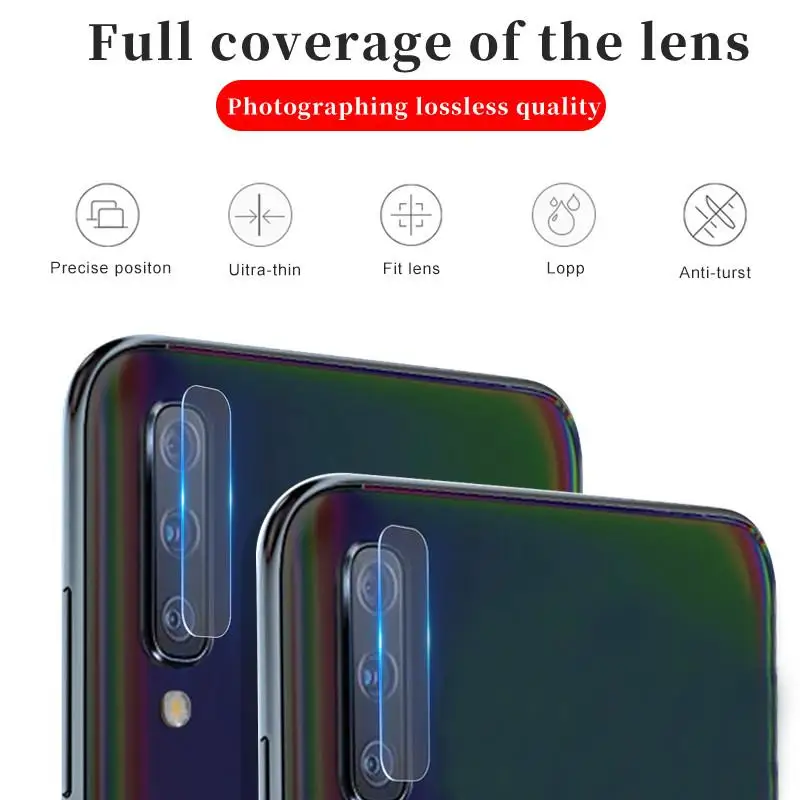 2 шт. защита для задней панели для samsung Galaxy M30S объектив камеры Защитная пленка для Galaxy A10S A50S A10 A20 A30 A50 A70 закаленное стекло