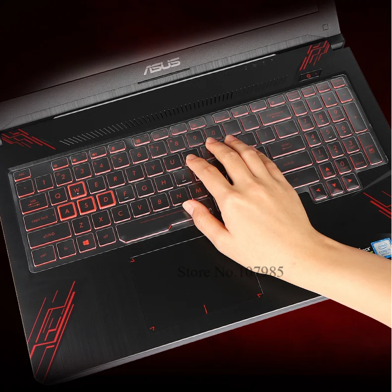 Прозрачный чехол из ТПУ на клавиатуру для ноутбука 17 3 дюйма защитный Asus TUF FX705 FX705GM