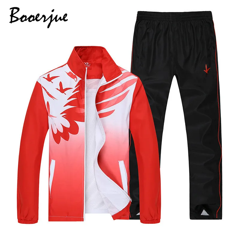 Tracksuit Men 2 Piece Sets Training Suit Jacket+Pant Fashion Sweat Jogger Suits for Romper Ropa Para Hombre | Мужская одежда