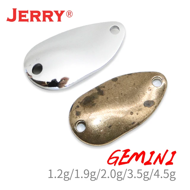 Jerry 50pieces 2g 3.5g 4.5g Unpainted Blank Iron/copper Freshwater